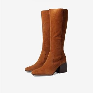 Blondo Brown Suede Heeled Boots